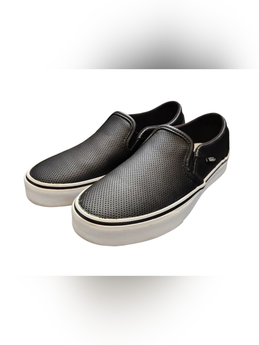 Van Slip-On Perforated Leather 'Black'